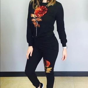 Flower sequin set size S